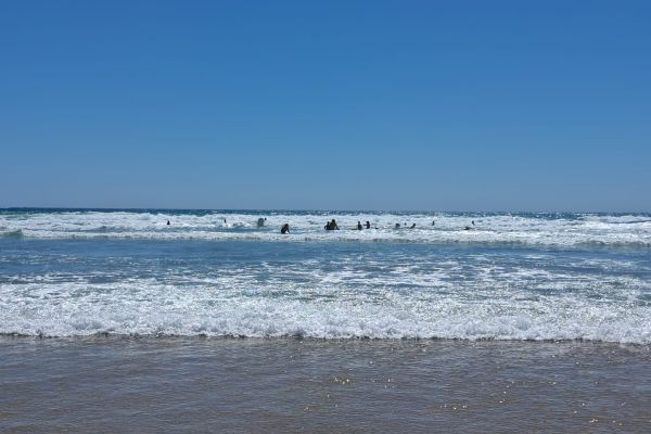 Personen im Meer