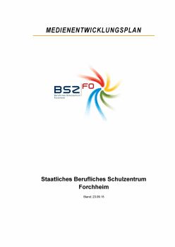 Titelseite des Medienentwicklungsplans